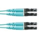 Panduit FZ2ELLNLNSNM005 5m LC LC OM4 Turquesa, Multicolor cable de fibra optica